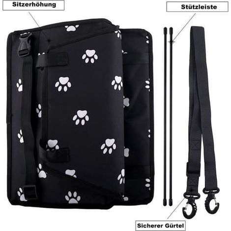 Bilsäte för hundar och katter, version initiale, barbar et KLB