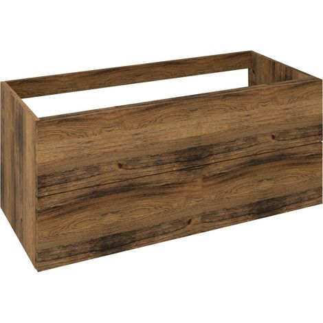 TREOS Meuble sous-vasque 110x53x50,5cm, chêne Collingwood