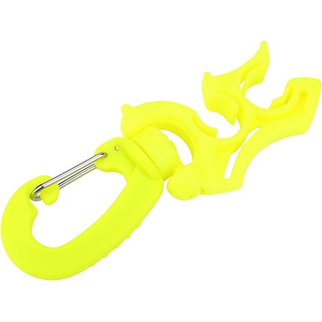 1 Pièce Support de Fixation pour Tuyau Basse Pression de BCD de Plongée avec Mousqueton (Vert) (1/3)