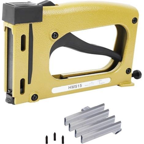 Picture frame stapler, advanced photo framing drivers with 500 refill points, picture frame stapler, picture frame supplies for framing paintings and art pictures (1/4)