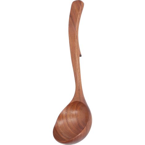 Cuillère en bois d'acacia pour le porridge, la vaisselle, la restauration, la cuisine, la maison, les enfants (1/5)