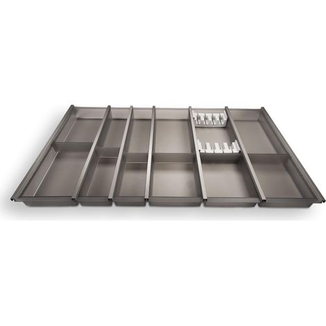 Cuisio Besteckeinsatz Besteckkasten 900 mm Transluzent-graphitgrau (1/5)