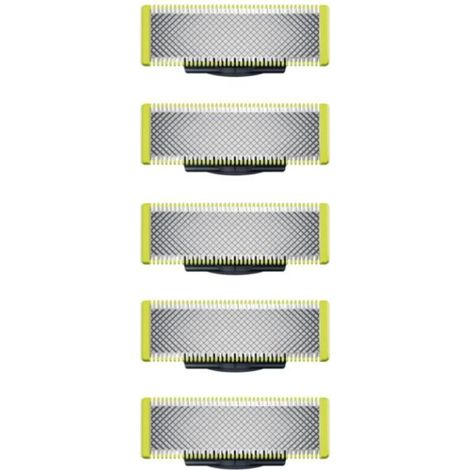 Ersatzklingen für OneBlade-Trimmer – Kompatibel mit Modellen QP2523, QP2530, QP6523, QP220 – 5er-Pack Pflegeklingen für das Badezimmer – Hochpräzise, präzises Rasieren und Stylen