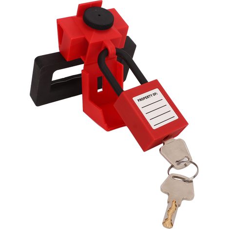 Kit de cadenas de sécurité à pince pour disjoncteur, en nylon universel résistant à la chaleur, pour consignation et étiquetage.