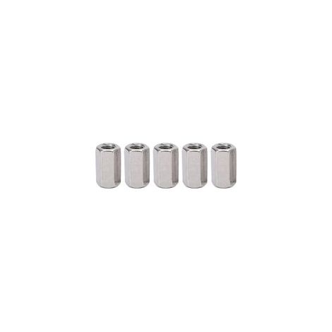 Écrou de couplage hexagonal métrique M12 X 1.75 19 L35mm, longue tige en acier inoxydable pour suspension, 5 pièces
