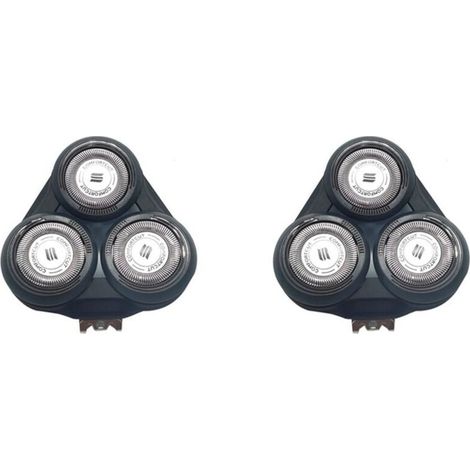 2 Têtes De Rasoir De Rechange Compatibles Avec Modèles Série S5000 S5370 S5010 S5011 S5050 (1/4)