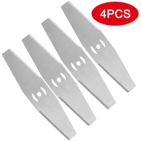 4 Pcs Remplacement des Têtes de Lame de Coupe-Herbe Tondeuse à Gazon Lames de Débroussailleuse Têtes de Lame De Désherbant, Lame à Dents et Lame en Acier Inoxydable et Lame en Plastique (1/4)