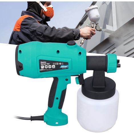 Pistolet à peinture électrique standard européen 220-230V, outil de pulvérisation portatif détachable, pistolet à peinture latex 850ml, pistolet à peinture électrique sans air. (1/5)