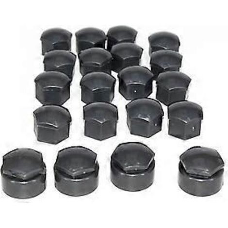 16 cache-écrous centraux de roue de 17 mm + 4 cache-écrous circulaires de 25 mm pour - Seat (1/5)