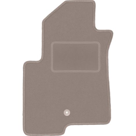 Fahrermatte aus Samt für: Jeep Compass MK49 SUV (2007–2017), beige