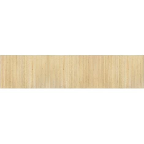 Tapis de sol,Tapis rectangulaire naturel clair 70x300 cm bambou CFW195799 (1/5)