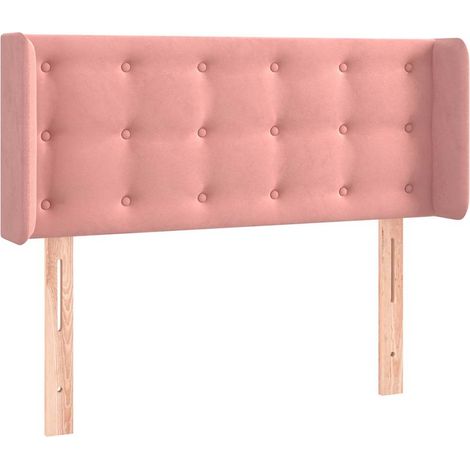 Maison Exclusive - Cabecero de terciopelo rosa 83x16x78/88 cm (1/5)