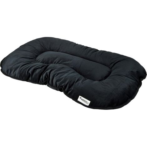 1 - Coussin Pour Chien - Velours Cotelé - Réversible Et Lavable - Repos Confortable Pour Animal Domestique - Noir - 107x62x5cm (1/5)