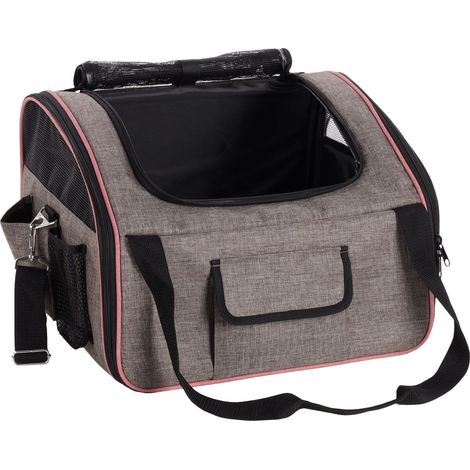 Siège auto Xénophon pour chien max 10 kg - Flamingo (1/5)
