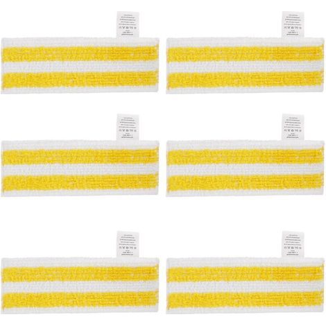 Lot de 6 Lingettes de Rechange en Microfibre Compatible avec Karcher Easyfix SC 1, SC 2, SC 3, SC 4, SC 5 Nettoyeurs Vapeur (1/5)