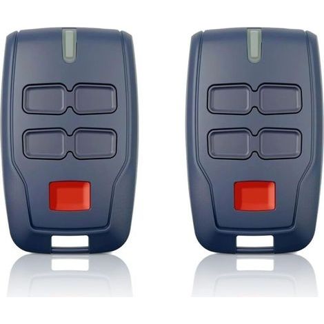 2 x Remote Control for Gate BFT MITTO B RCB4,433.92Mhz 4 Buttons 4 Channels Blue Rolling Code for Rolling BFT MITTO B RCB04 R1 CLEAR ICE RCB02 VINEYARD (1/4)