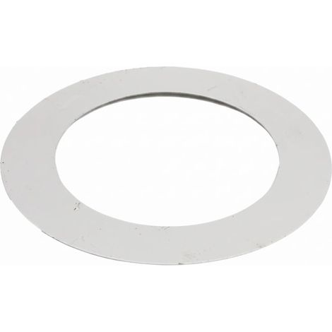 MAKA Rosone Circolare Passante per Canna Fumaria in Acciaio Inox, Copriforo a Parete per Tubo Stufa Ø 140 mm (1/5)