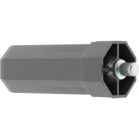 embout de tube de volet roulant octogonal fenêtre sortie plastique, pour tube octogonal de 40 mm sortie Ø 10 mm mâle sortant (1/2)