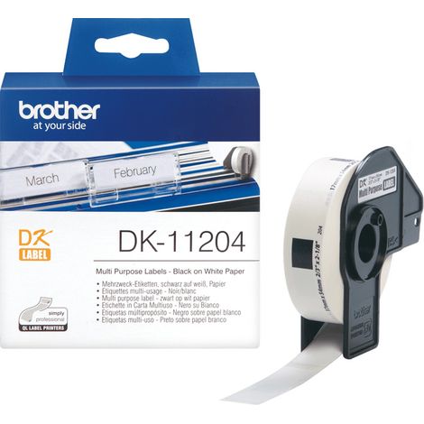 Rotolo di Etichette Brother DK-11204 17 x 54 mm (3 Unità) (1/3)