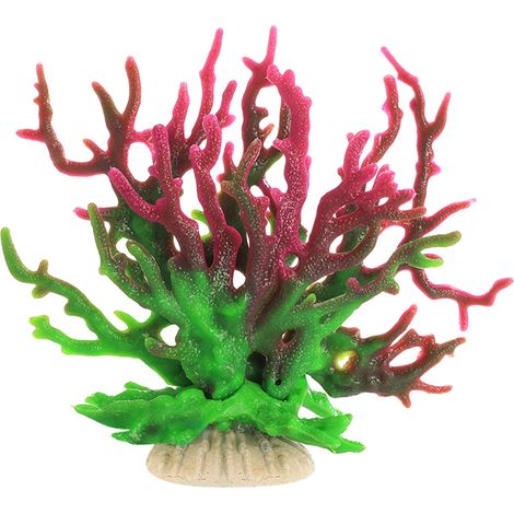 Coral - Décoration Aquarium - Paysage Marin Artificiel - Pour Bac à Eau Douce ou Salée - 1 Pièce (1/5)