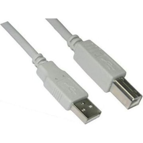 CABLE USB 2.0 IMPRESORA, TIPO A/M-B/M, BEIGE, 3.0 M (1/4)