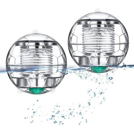 Solarbetriebene Poolleuchte, schwimmende Teichleuchte mit farbwechselnder, wasserdichter Hängeleuchte für Garten, Pool, Baum, aus ABS-Kunststoff [Energieklasse A] (1/5)