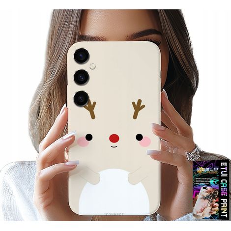 Custodia per Samsung Galaxy S24 Plus - renne, renne, motivi natalizi (1/5)