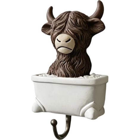 Crochet décoratif salle de bain - résine, pour salle de bain (1/5)