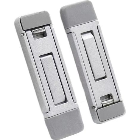 Verstellbarer 3-stufiger Laptop-Kühlständer – Universeller Mini-Ständer (Silber) (1/5)
