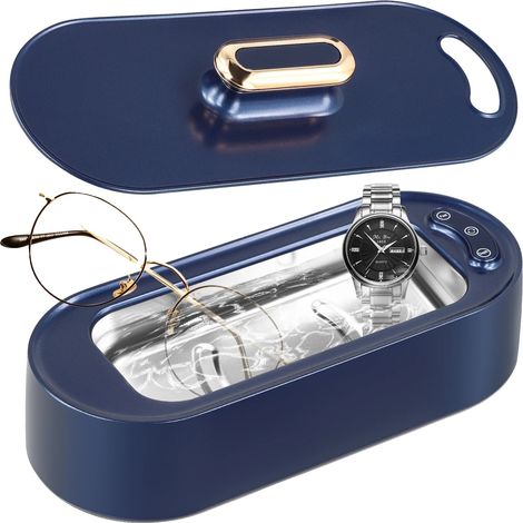 Nettoyeur Ultrasonique, Capacité de 400ml, Modes de Nettoyage Doubles, A (1/2)