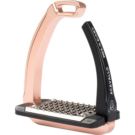 ACAVALLO Staffe Rel-X EASY SKY Junior ROSE GOLD apertura in silicone BAMBINI (1/3)