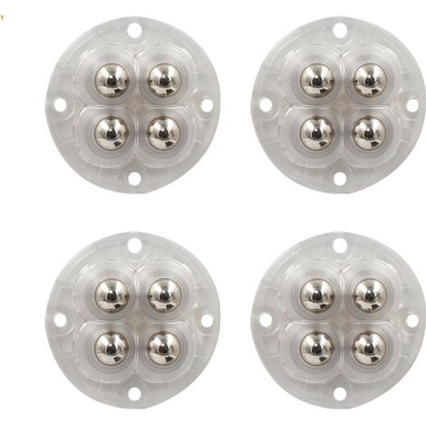 Lot de 20 roulettes pivotantes adhésives robustes pour meubles (lot de 4) (1/4)