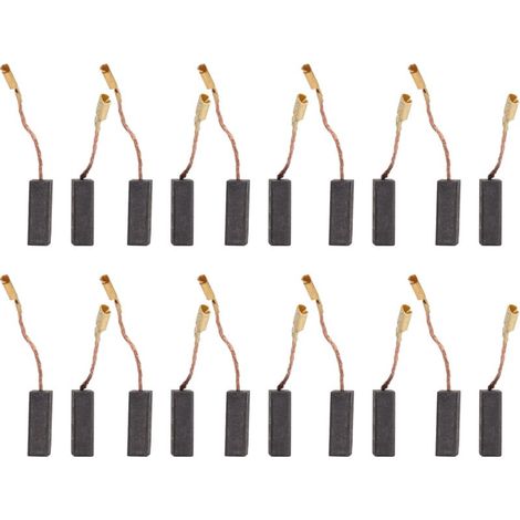 Kit d'accessoires en cuivre pour perceuse, meuleuse, 20 pièces de balais de moteur en carbone 5 x 8 x 15 mm (1/5)