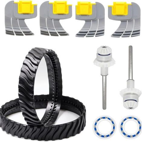 CSPARCV Ersatzketten, schwarz, für Poolreiniger, Reifenkette R0526100, kompatibel mit Zodiac Baracuda MX6/MX8, Einbaupoolreinigung (1/4)