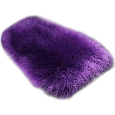 Housse de coussin de console centrale universelle pour camion, SUV et voiture (poils longs) (1/5)