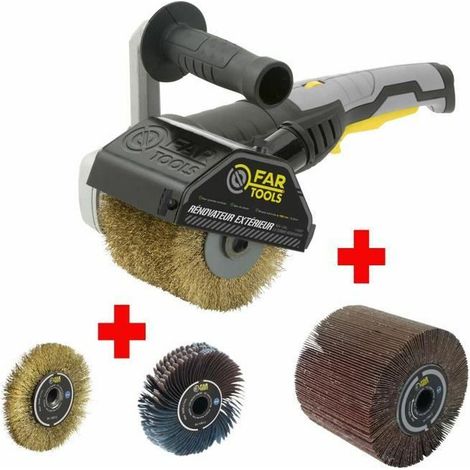 FARTOOLS PACK REX120C AUSSENREINIGER + PRÄZISIONS-METALLBÜRSTE + PRÄZISIONS-NYLONABRASIVBÜRSTE