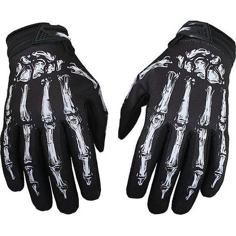 gants De Moto Pour Homme - Avec Inserts En Maille Permables L'air - Antidrapants - Lgers - Durables - Gants De Cyclisme - Motocross - Vtt - Cours (1/5)