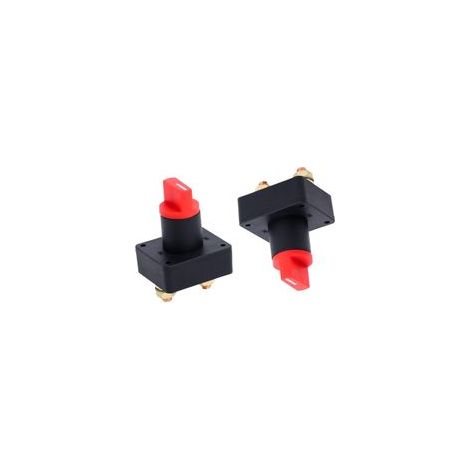 2 pcs Interrupteur de Batterie 300A pour Voiture, Camion, Bateau, Marine, Isolateur Rotatif Interrupteur de Déconnexion Marche/arrêt (1/5)