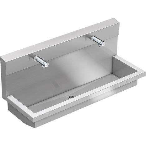 KWC AR Waschplatzeinheit, PLANOX, Edst.,  1200x530x440 mm, 2xWandventil hydr.