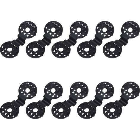 Kunststoffclips für Schattierungsnetze, 10 Stück, abnehmbare multifunktionale Solarclips für Freilandkulturen. (1/5)