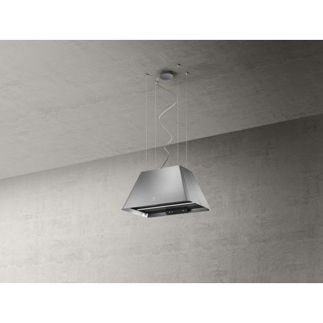 Elica PRF0165071. Potenza massima di estrazione: 710 m³/h, Classe di efficienza dinamica del fluido: A, Classe di efficienza luminosa: A. Tipo: Cappa aspirante a isola, Colore del prodotto: Acciaio... (1/4)