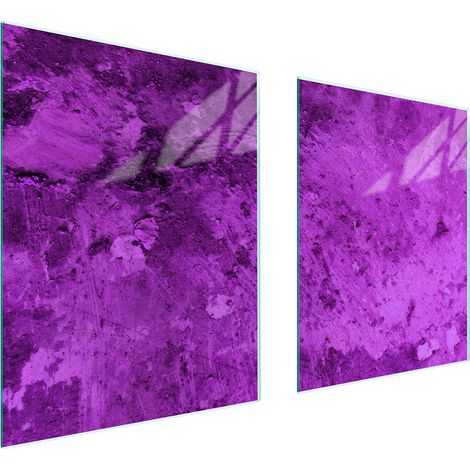 PIASTRA PROTETTIVA IN VETRO PER STUFA 85x52 VIOLA (1/5)