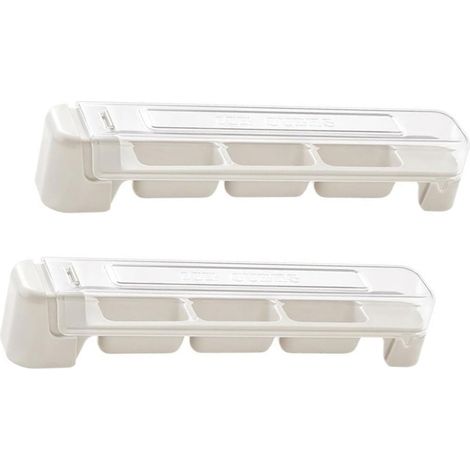 de 2 bacs à glaçons - Moules multifonctions Forme rectangulaire Pour (1/5)