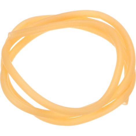 Tube en Caoutchouc Naturel de Latex, 1/8" [3mm] ID x 1/4" [6mm] OD Longueur de 3 Pieds Tuyau en Latex pour Maison/Laboratoire, Tubes de Bande Hautement Élastiques [Jaune] (1/5)