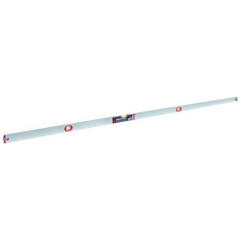 Taliaplast – Niveau à bulle aluminium rectangulaire 3 fioles 150cm – Profilé anodisé 51x18mm – Précision 0,5mm/m – Embouts antichocs