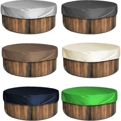 Wasserdichte und UV-beständige Badewannenabdeckung für Whirlpools und Jacuzzis, Gartenmöbel, NewGrey (1/3)