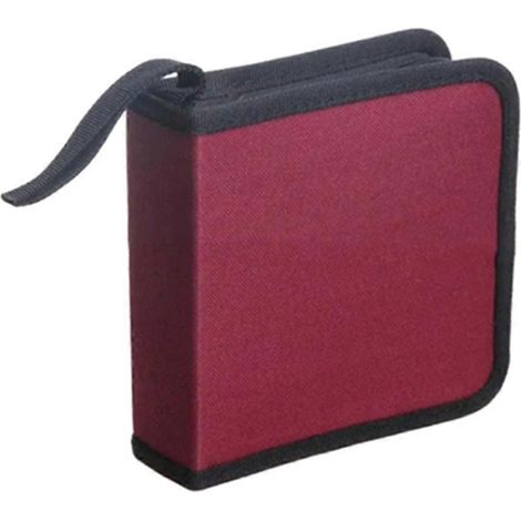 Étui de rangement portable pour CD/DVD, pouvant contenir 40 disques. Organiseur compact pour voiture et maison. Porte-disques de protection. (1/5)