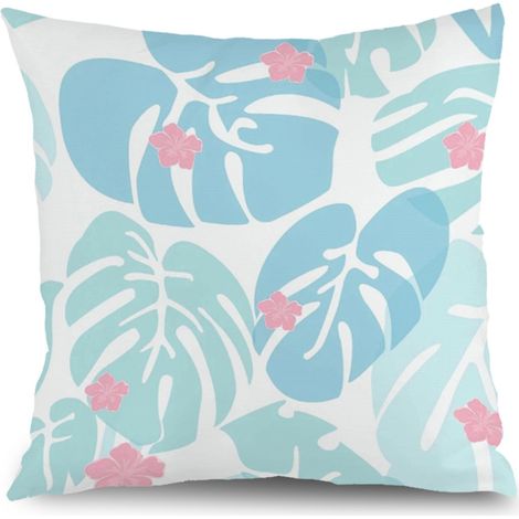 Housses de coussin floral décoratif, décoration salon chambre,40×40cm (1/5)