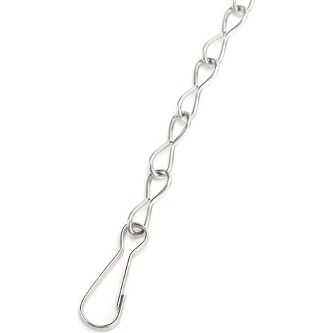 Chaîne de Suspension avec Crochets pour Pots de Fleurs 8 Brins en Fer Support 10kg Rustproof Indoor/Outdoor 41.5cm 10 Pièces (1/5)