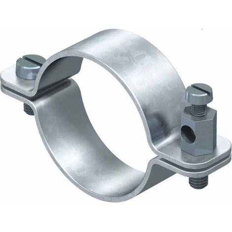 OBO Bettermann Collier de mise à la terre 19-22mm cuivre nickelé, 5038073 (1/2)